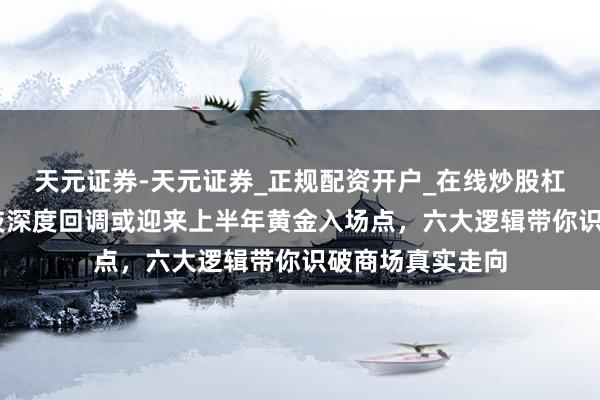 天元证券-天元证券_正规配资开户_在线炒股杠杆官方 晶泰科技深度回调或迎来上半年黄金入场点，六大逻辑带你识破商场真实走向